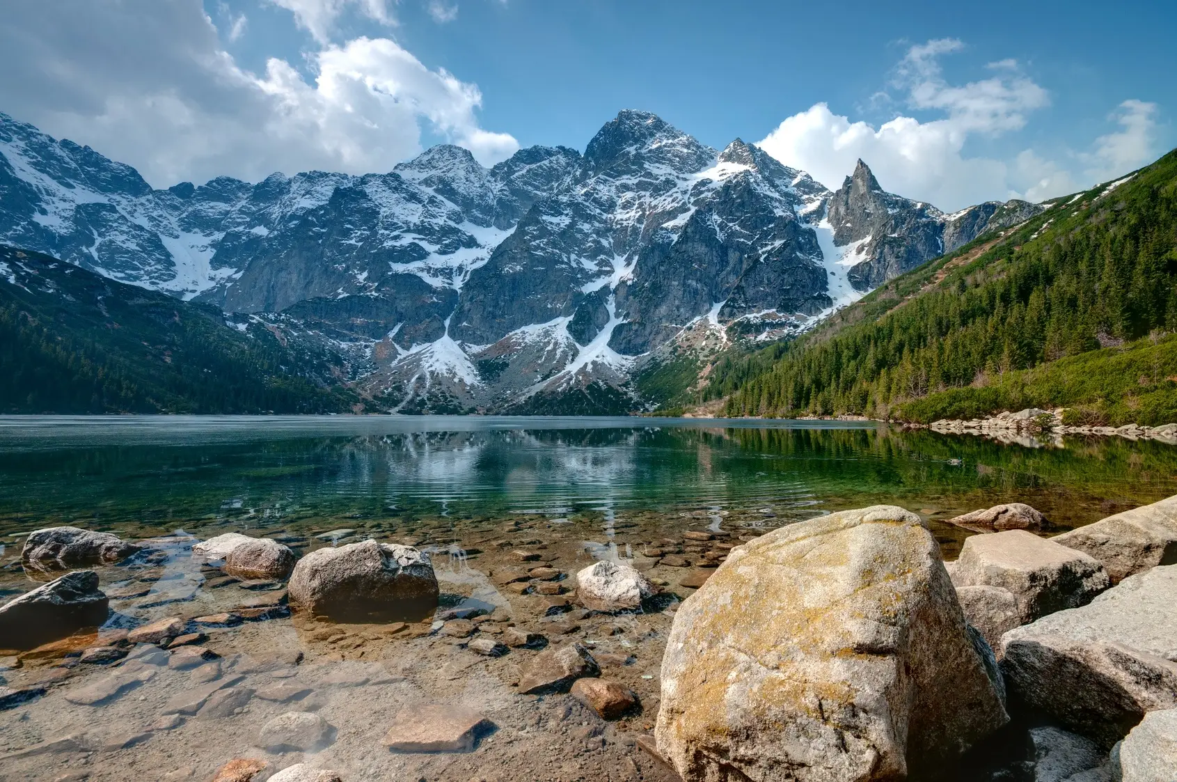 Morskie Oko (widokówka z Tatr)